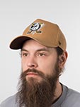 Бейсболка 47 BRAND арт. H-REPDT25WBP-QL Anaheim Ducks NHL (светло-коричневый)